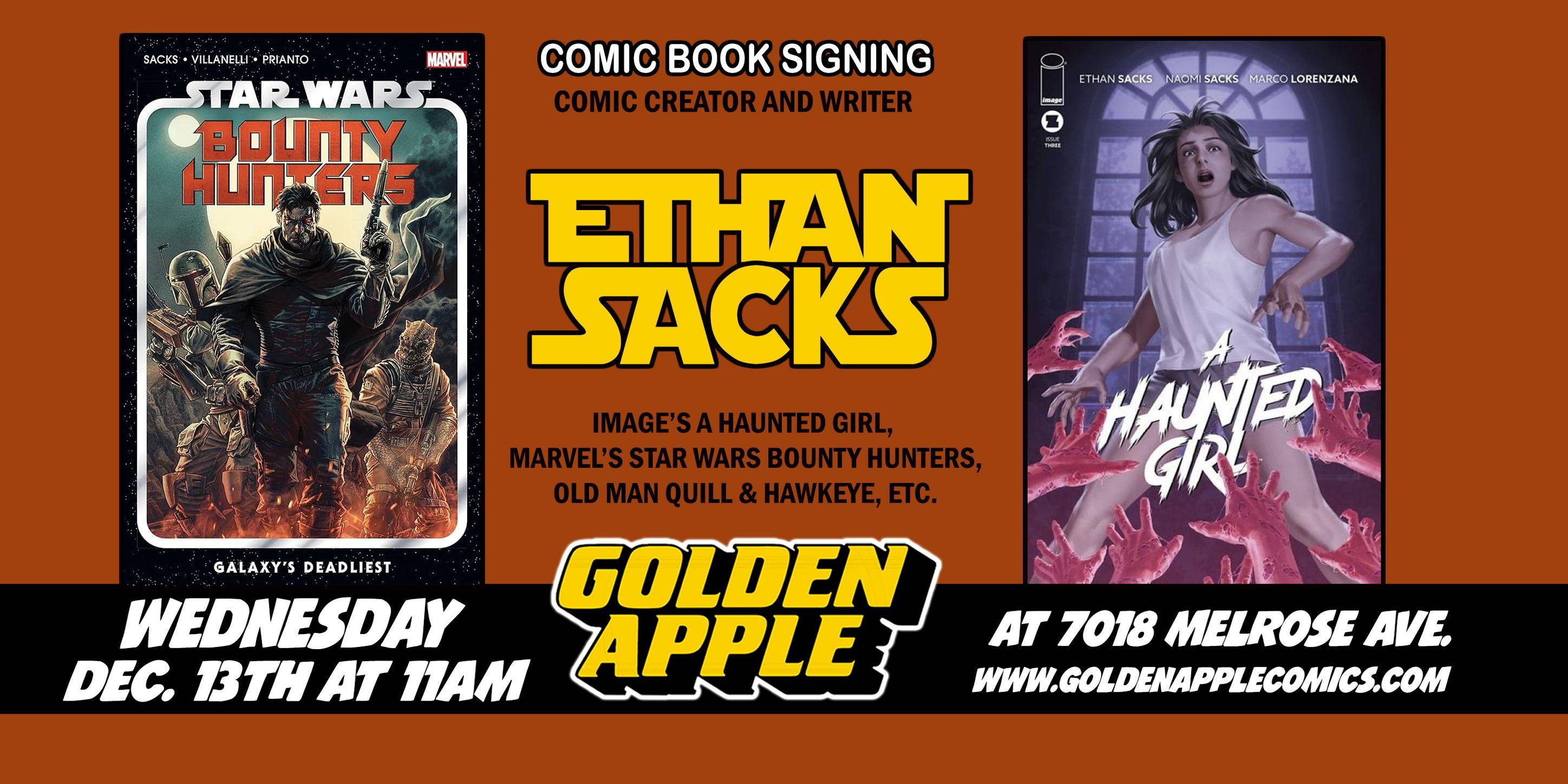 Ethan stacks at golden apple.