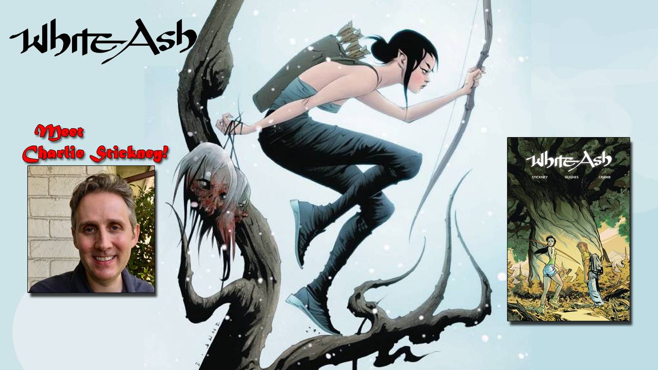 The cover of white ash with an image of a woman in a tree.
