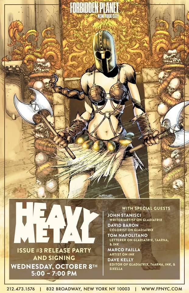 NYC - Heavy Metal Signing | Oct 8th | Convention Scene